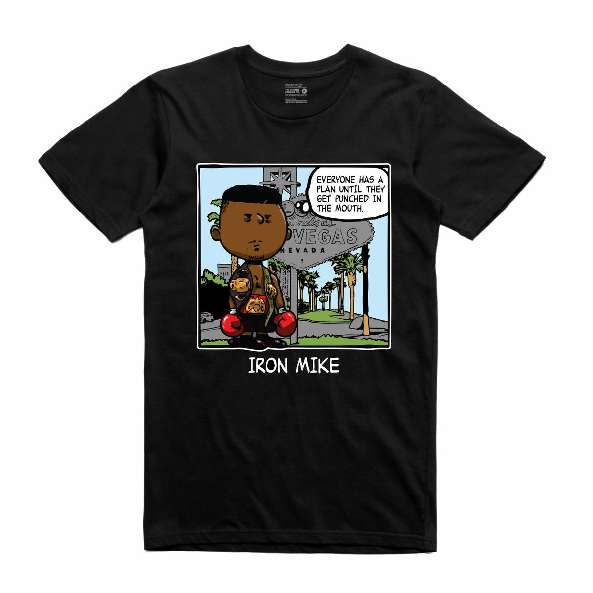 Iron Mike Black T-Shirt (PNUTS Collection)