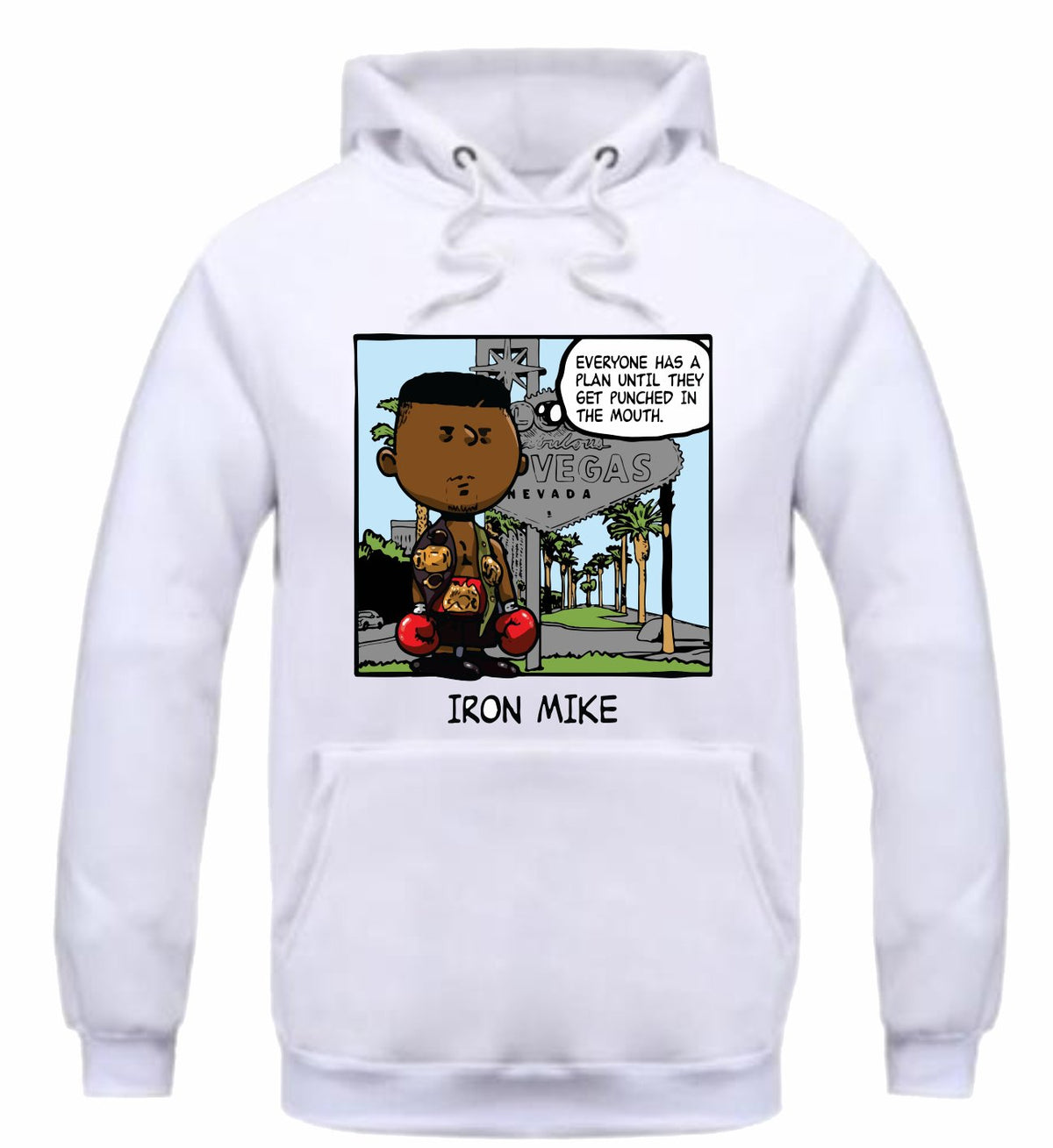 Iron Mike White Hoodie (PNUTS Collection)