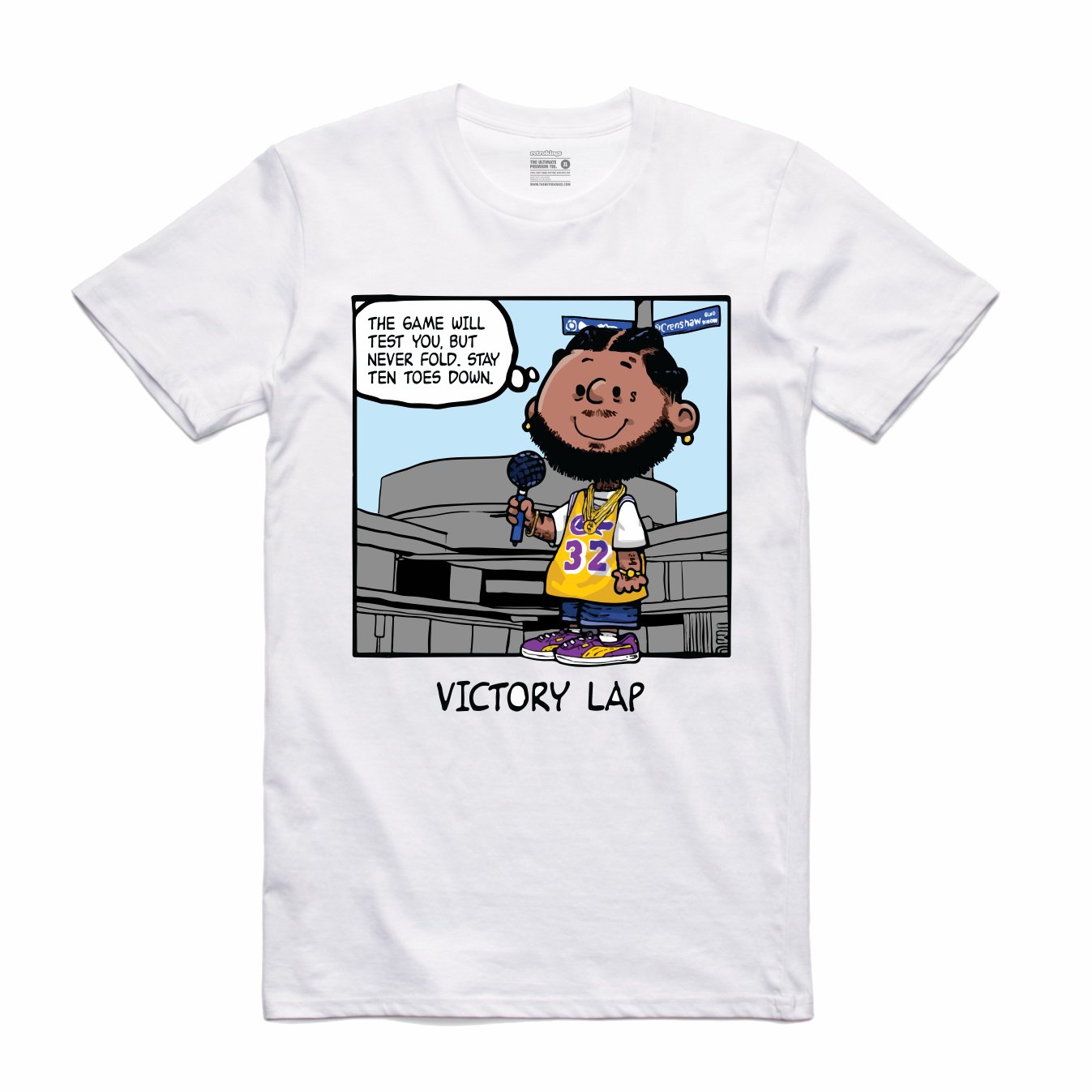 Victory Lap White T-Shirt (PNUTS Collection)