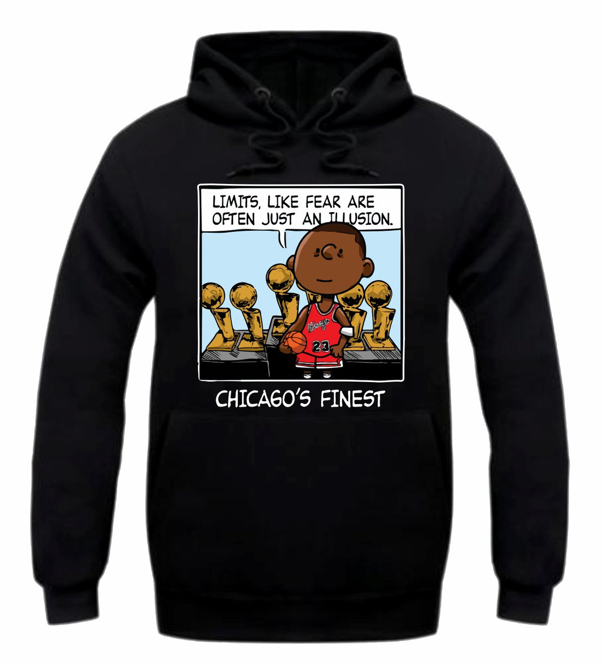 Chicago's Finest Black Hoodie (PNUTS Collection)