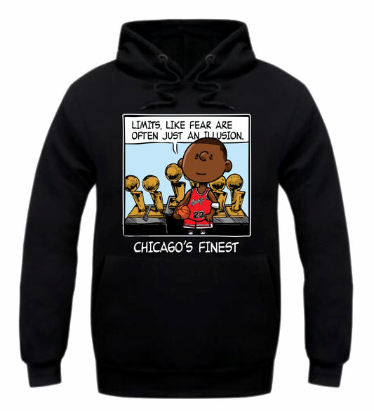 Chicago's Finest Black Hoodie (PNUTS Collection)