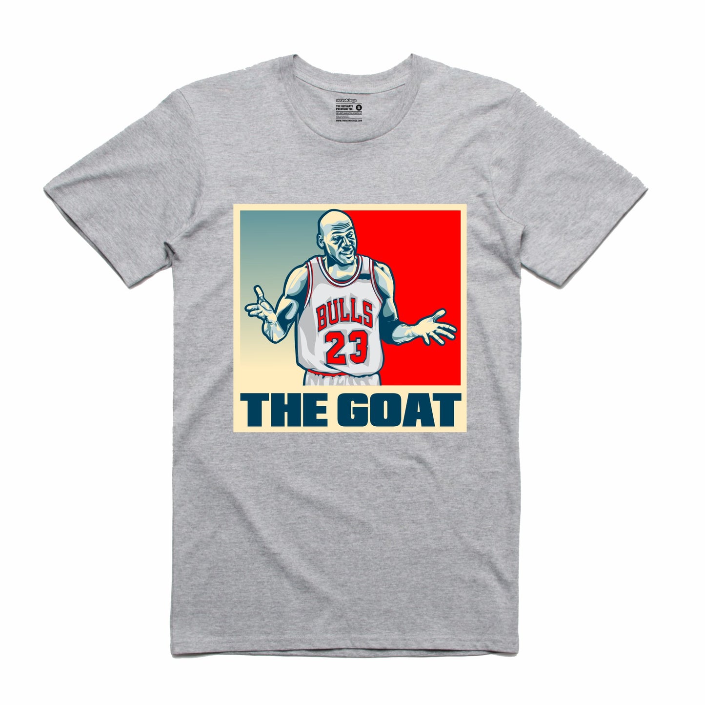 The GOAT Grey T-Shirt (Stencil Collection)