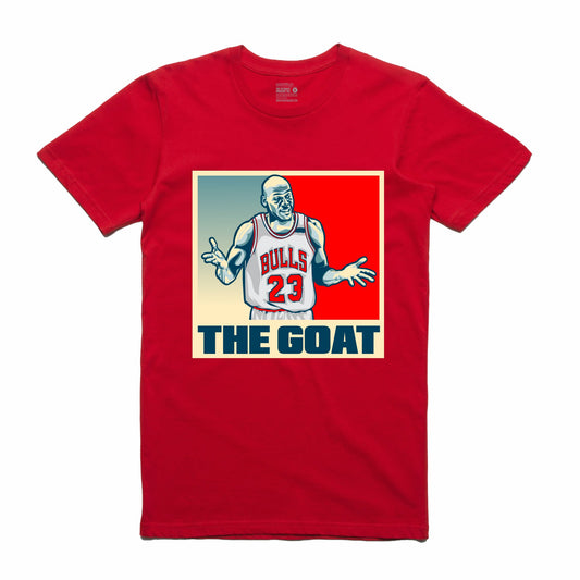 The GOAT Red T-Shirt (Stencil Collection)