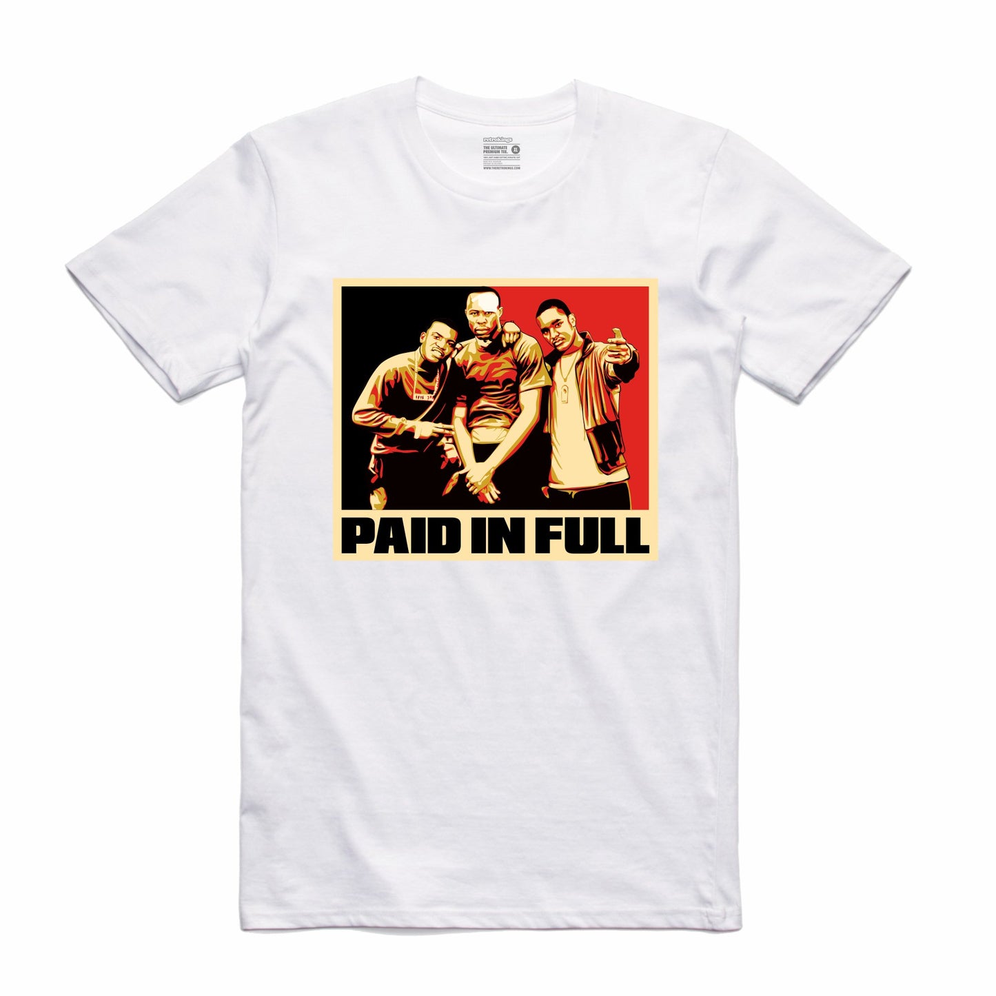 Paid In Full White T-Shirt (Stencil Collection)