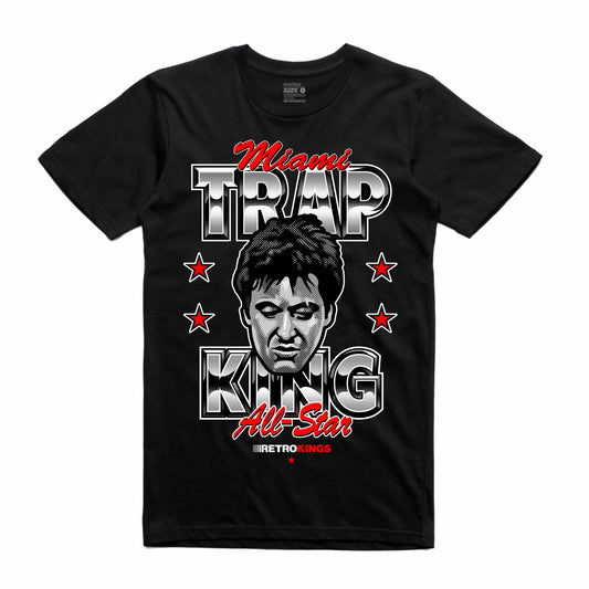 Scarface Black T-Shirt (Trap King Collection)