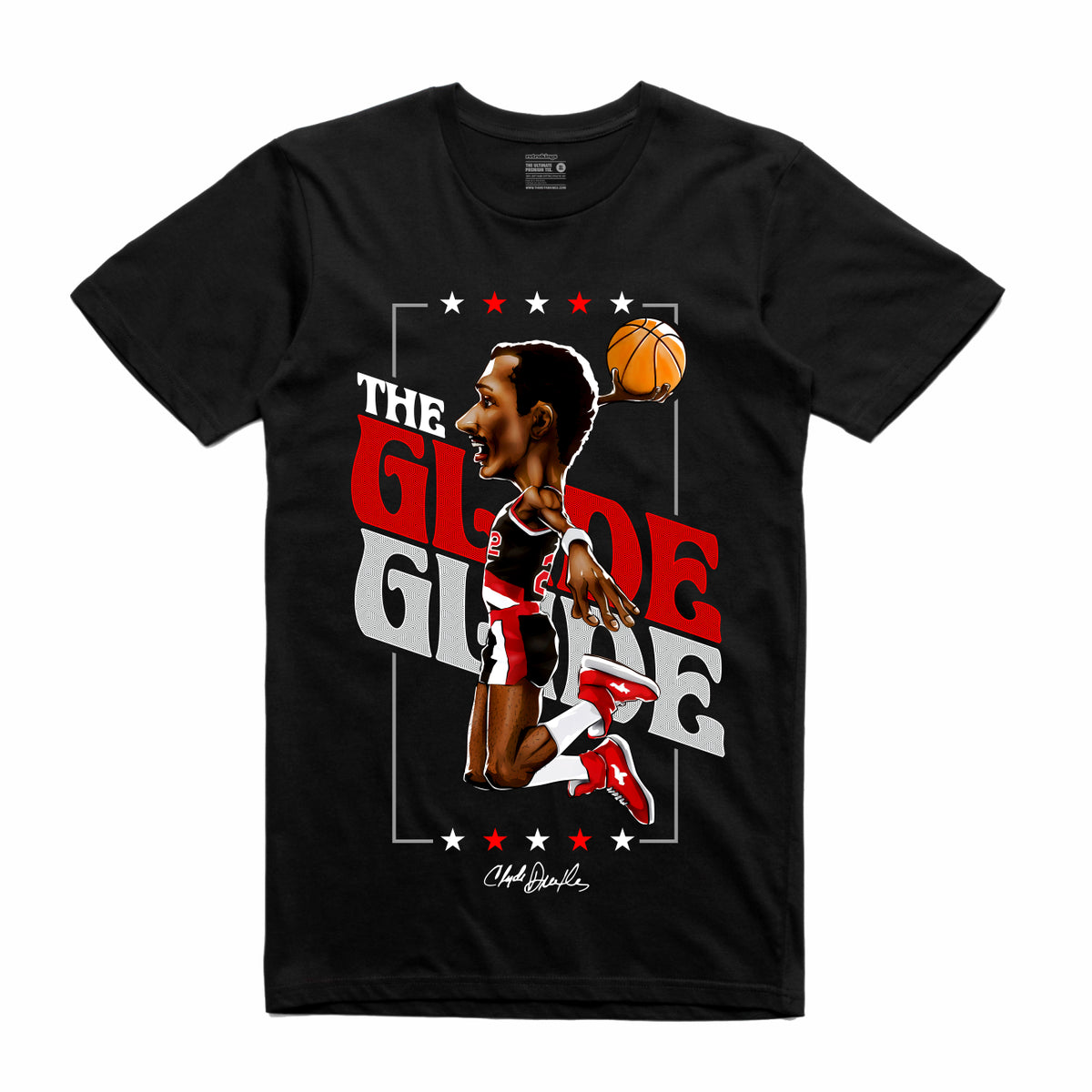 Clyde the Glyde Black T-Shirt (Legends Collection)